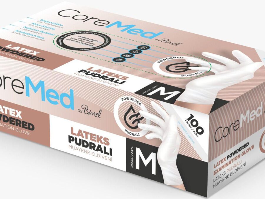 Coremed Pudrali Lateks Eldiven