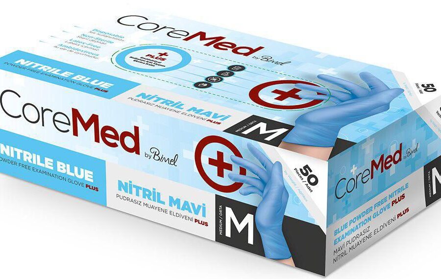 CoreMed Mavi Nitril Eldiven