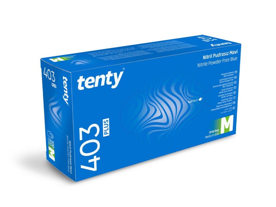 Tenty Mavi Nitril Eldiven