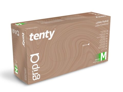 Tenty Pudrali Lateks Eldiven