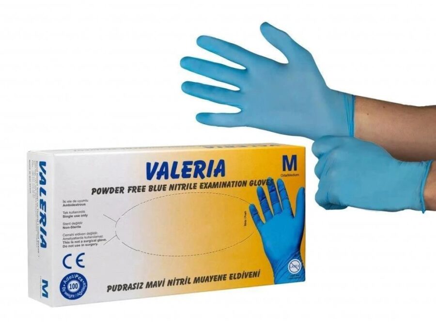 Valeria Mavi Nitril Eldiven